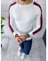 Bluza barbati alba slim fit cu mici defecte B3850 P19-1.2